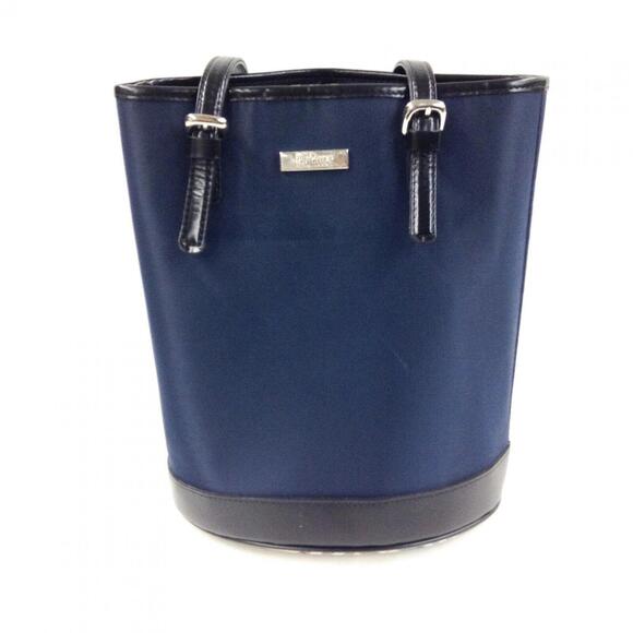 Burberry London Blue Label Navy Nylon CanvasBucket Bag Vintage